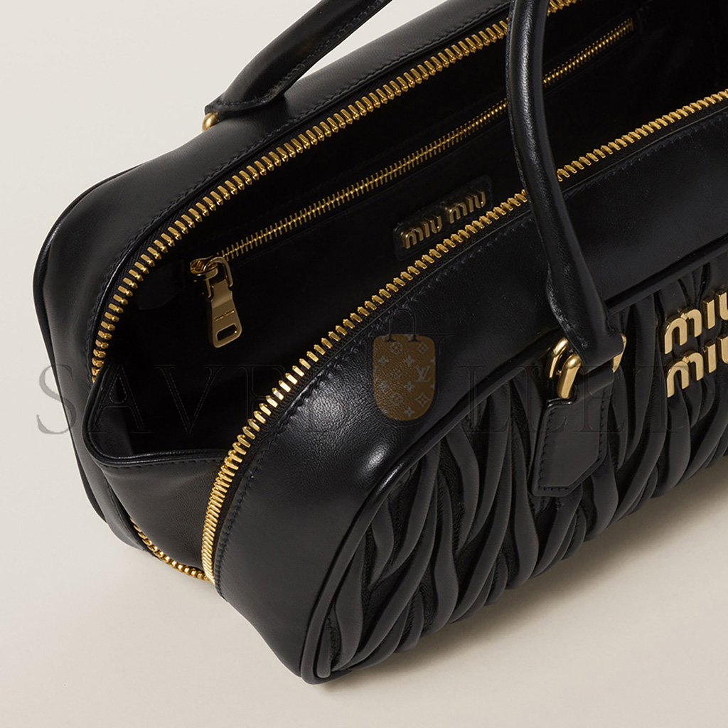 MIU MIU ARCADIE MATELASSÉ NAPPA LEATHER BAG 5BB148 (27*12*9cm) MIU MIU ARCADIE MATELASSÉ NAPPA LEATHER BAG 5BB148 (27*12*9cm)